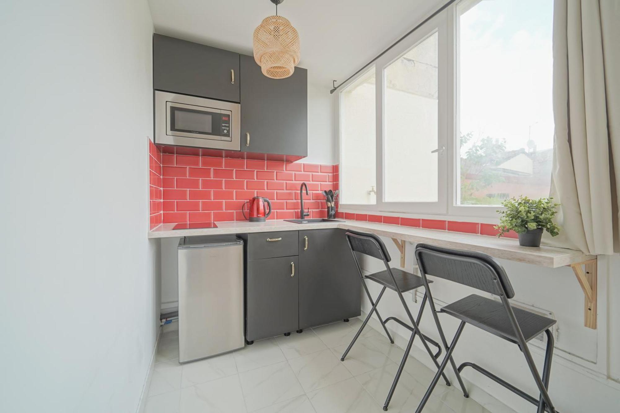 Appartement Complete 1Br With Balcony Only 5 Min. On Foot To Metro By Doorman à Saint-Ouen  Extérieur photo
