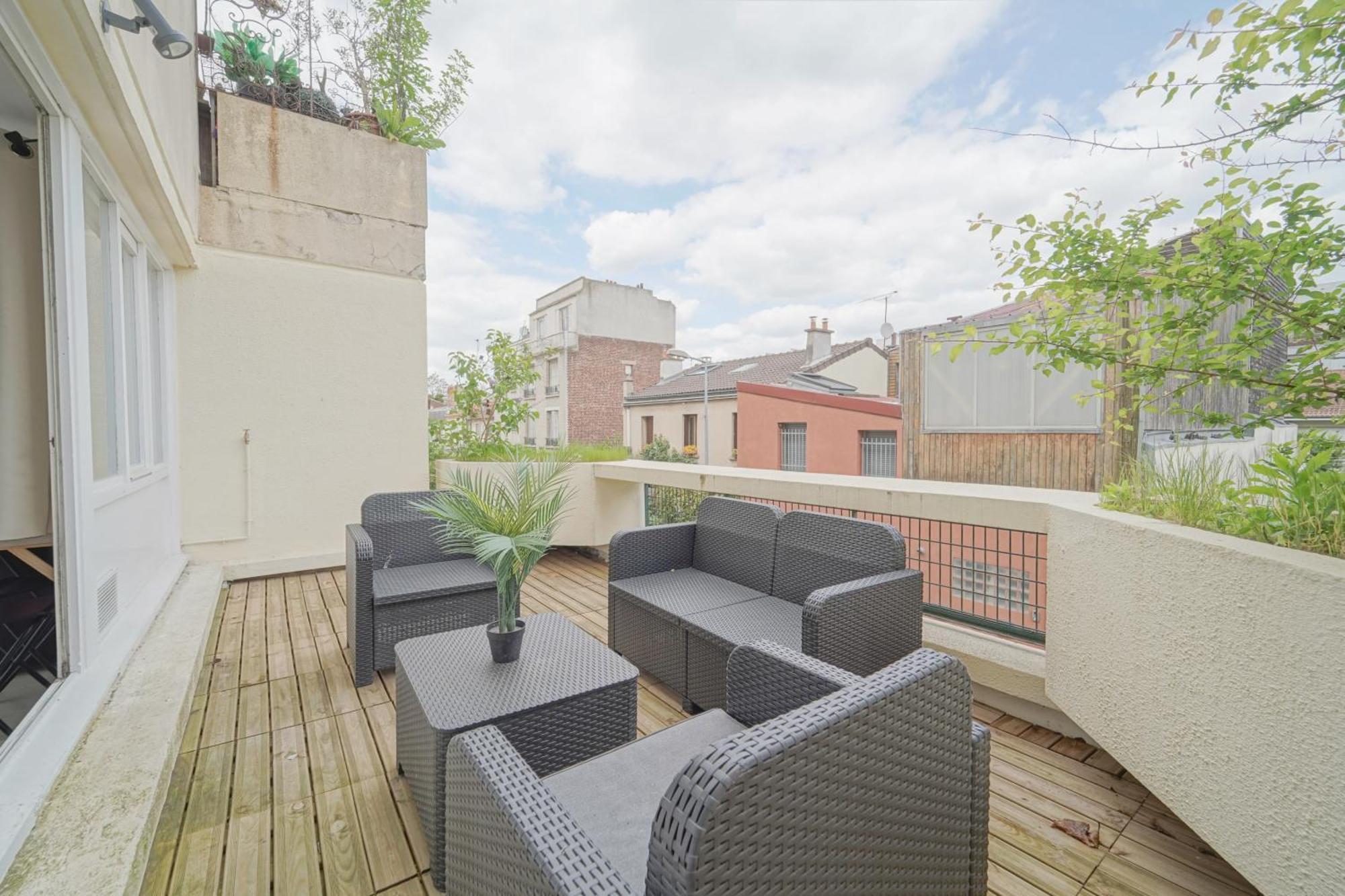 Appartement Complete 1Br With Balcony Only 5 Min. On Foot To Metro By Doorman à Saint-Ouen  Extérieur photo