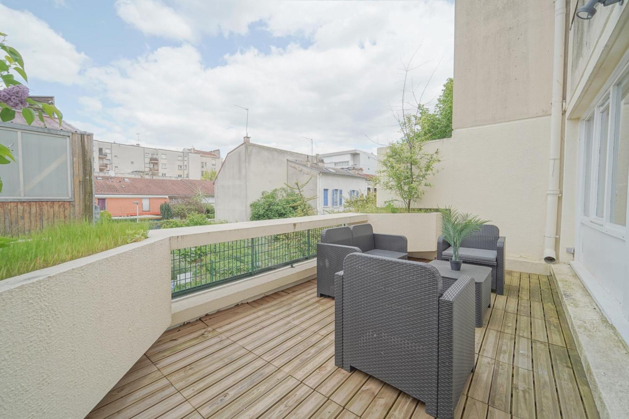 Appartement Complete 1Br With Balcony Only 5 Min. On Foot To Metro By Doorman à Saint-Ouen  Extérieur photo